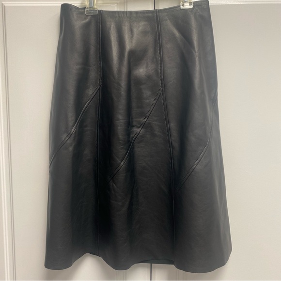 Rag and Bone Lamb Leather Skirt Size 4 - Picture 3 of 7